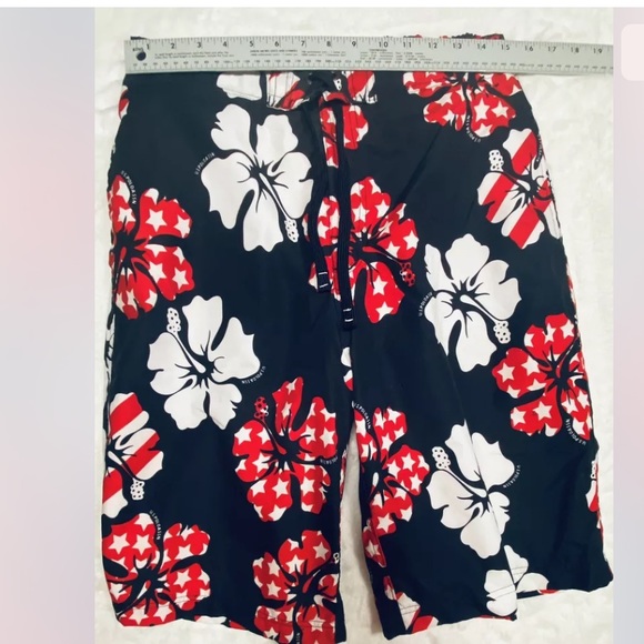 US Polo Assn Mens Patriotic Swim Trunks, Size Med - Picture 6 of 10